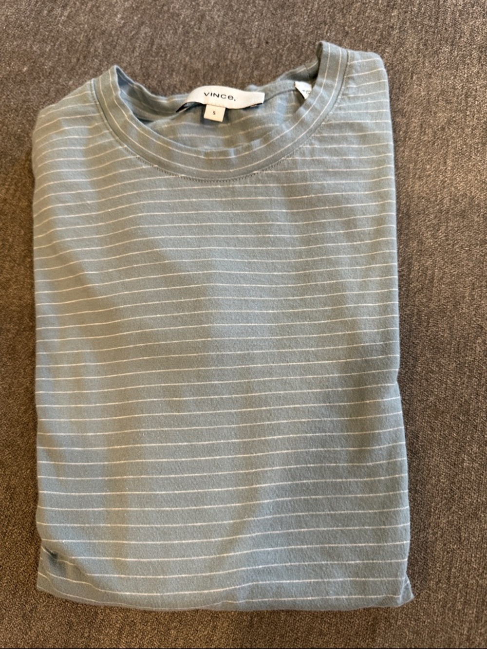 Vince sage stripe tee